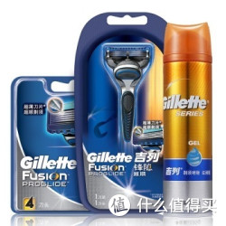 Gillette 吉列 锋隐超顺 手动剃须刀套装 1刀架1刀头+4刀头+剃须啫喱