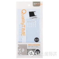 ECOL'A 宜客莱 液晶屏幕清洁布CD-CC01BG （子母套装） 蓝色/灰色