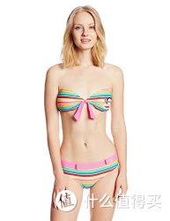 PAUL FRANK 大嘴猴 Circles and Stripes Bandeau 比基尼套装