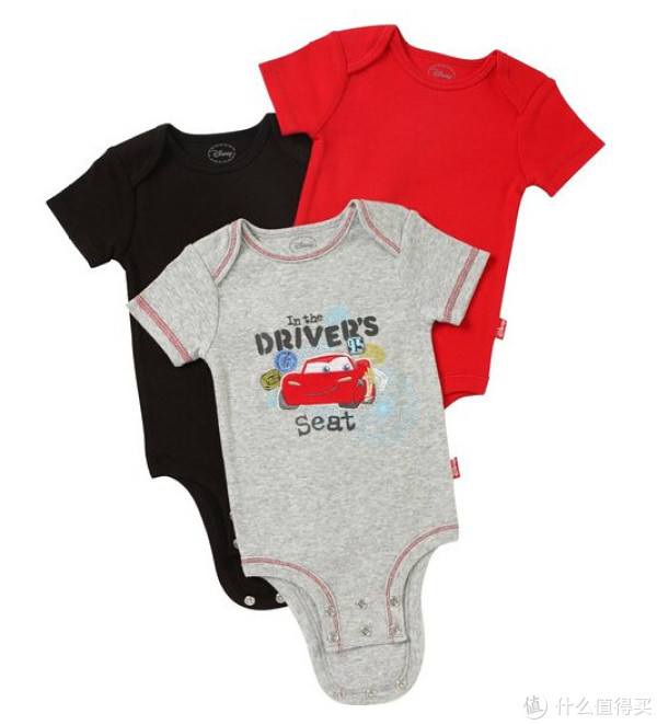 凑单品：Disney 迪士尼 Cuddly BodySuit 宝宝连身衣 3件套