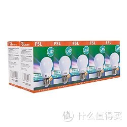 FSL 佛山照明 LED灯泡 水晶球泡 3W E27 6500K 日光色 10支装