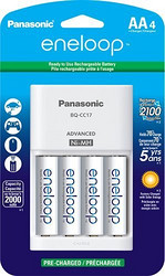 Panasonic 松下 eneloop 爱乐普 CC17 快速充电套装（含4粒5号电池）