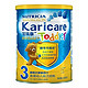 新低价：Karicare 可瑞康 3段 金装幼儿配方奶粉 900g*2罐+吸盘学习碗/宝宝手足印泥相框