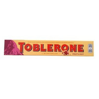 TOBLERONE 瑞士三角 角牛奶巧克力含葡萄干及蜂蜜巴旦木糖100g