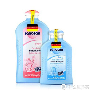 sanosan 哈罗闪 婴儿二合一沐浴洗发露 200ml+婴儿柔润护肤乳500ml