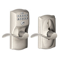 SCHLAGE 西勒奇 FE595系列 Camelot Keypad Accent Lever 电子密码门锁