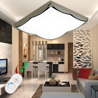 HAIDE 海德 ZHY-LED02 LED智能遥控无极调光调色客厅吸顶灯 60W智慧云端（中号）