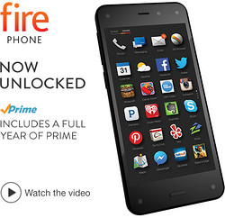 亚马逊 Fire phone 32G 无锁版+一年Prime会员