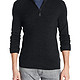Calvin Klein Sportswear Quarter-Zip Ribbed  男款美利奴羊毛衫