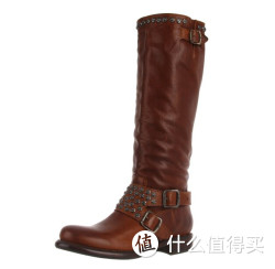 FRYE Jenna Studded Tall 女款真皮高筒靴
