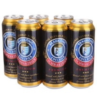 德国 BRAUKONIG  布朗克  黑啤500ml*6听
