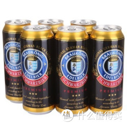 德国 BRAUKONIG  布朗克  黑啤500ml*6听