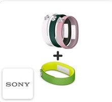 SONY 索尼 Smartband SWR10 + Additional Wristbands 智能手环
