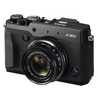 新低价：FUJIFILM 富士 X30 数码相机（F2.8、EVF取景、2/3 X-Trans传感器）黑色款