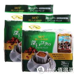 UCC 悠诗诗 滴滤挂耳式 职人咖啡粉(深厚浓郁)20袋