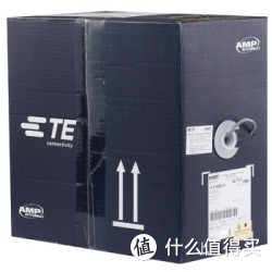 AMP 安普 6-219586-4 原装超五类网线 蓝箱 305米