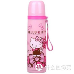 HELLO KITTY 凯蒂猫 DZ-9002 子弹头保温杯 不锈钢户外运动学生杯 500ML 粉色