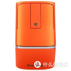 Lenovo 联想 N700 橙色 win8超薄无线鼠标 双模触控 2.4G 蓝牙4.0 带激光笔功能
