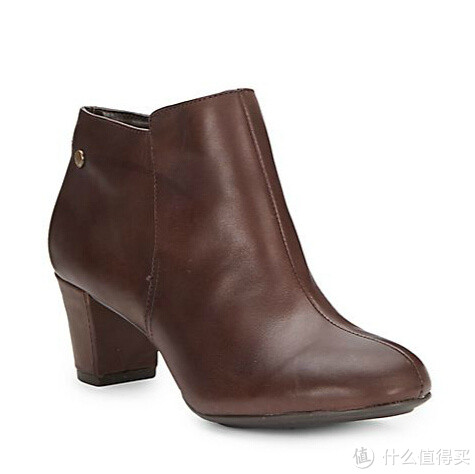 Hush Puppies 暇步士 Corie Leather Ankle 女士粗跟短靴