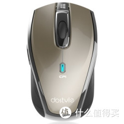 16点移动端：dostyle 东格 MD301 多功能键 2.4G无线鼠标 win8鼠 香槟金
