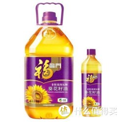福临门 压榨葵花籽油 5L+900ml