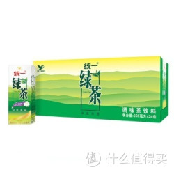 UNI-PRESIDENT 统一 绿茶 嫩茶味 好茶味 250ml*24盒/箱 整箱