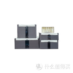 LOCK&amp;LOCK 乐扣乐扣 LLB157CW005  圆点百纳箱4+1套装 收纳箱+凑单品