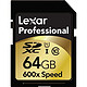 Lexar 雷克沙 Professional 600x SDXC UHS-I 存储卡 64GB