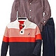 NAUTICA 诺帝卡Infant 3 Piece Color Block Sweater Set男童三件套装