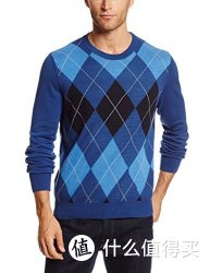 ARROW  Long Sleeve Classic Argyle Crew Neck 男士针织衫