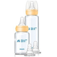 移动端：AVENT 新安怡  标准口径玻璃奶瓶新生儿套装 SCD803/01