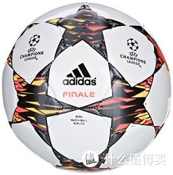 adidas 阿迪达斯 欧冠迷你足球 F93365 白/红荧光 / 霓虹橙 1号球
