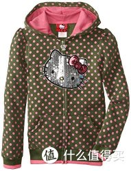 Hello Kitty 凯蒂猫 女大童 Polka Dot Sweatshirt 经典 LOGO 卫衣