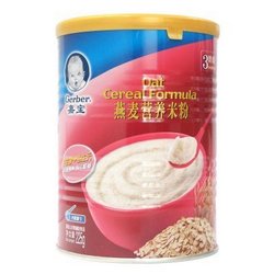 嘉宝燕麦配方营养米粉225g