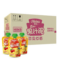 Heinz 亨氏 乐维滋果汁泥-苹果草莓120g*24