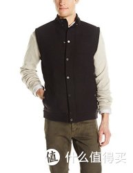 Calvin Klein Sportswear  Solid Jacquard Ribbed Vest 男士纯棉立领夹克 