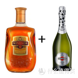 WINDSOR 温莎 12年 调配苏格兰威士忌 700ml+MARTINI 马天尼 阿斯蒂 起泡酒 750ml