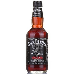 JACK DANIELS 杰克丹尼 威士忌可乐汽水酒 340ml