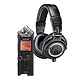 ATH-M50X耳机与tascam dr-22 wl录音笔套餐