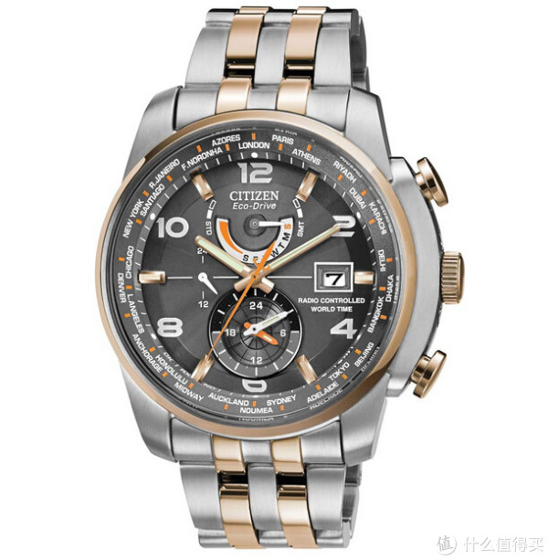 CITIZEN 西铁城 Eco Drive AT9016-56H 男款光动能腕表