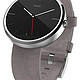 MOTOROLA 摩托罗拉 Moto 360 Stone Leather Smart Watch石英手表