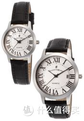 Jacques du Manoir 98167G-98166L-SET 石英皮带情侣礼盒装对表