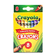 Crayola 绘儿乐 52-3008 儿童绘画安全无毒8色色彩蜡笔
