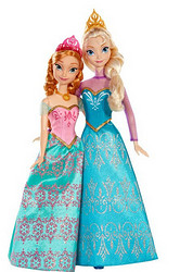 MATTEL 美泰 Disney Frozen Royal Sisters Doll  玩具套装