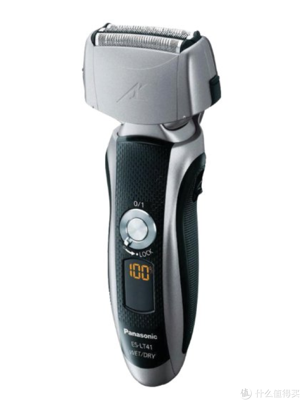 Panasonic 松下 ES-LT41-K 电动剃须刀(三刀头、线性马达、超声波清洁)
