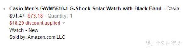 CASIO 卡西欧 G-Shock GWM5610-1 男款 腕表(6局电波、太阳能)