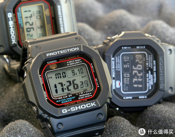 CASIO 卡西欧 G-Shock GWM5610-1 男款 腕表(6局电波、太阳能)