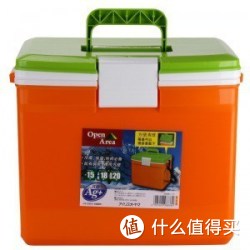 IRIS 爱丽思 15升 移动保温冰箱 橙/绿色