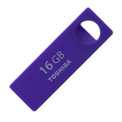 TOSHIBA 东芝 Mini系列（Enshu）U盘 16GB 蓝色