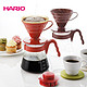 hario日本原装进口家用滴滤式咖啡壶手冲咖啡壶套装分享壶VCSD-02